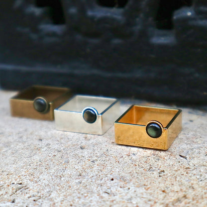 【SquareRing】Nacre Grise Tiny L