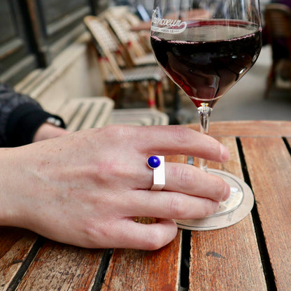 【SquareRing】スクエアリング ヴィンテージ ネイビーブルー L