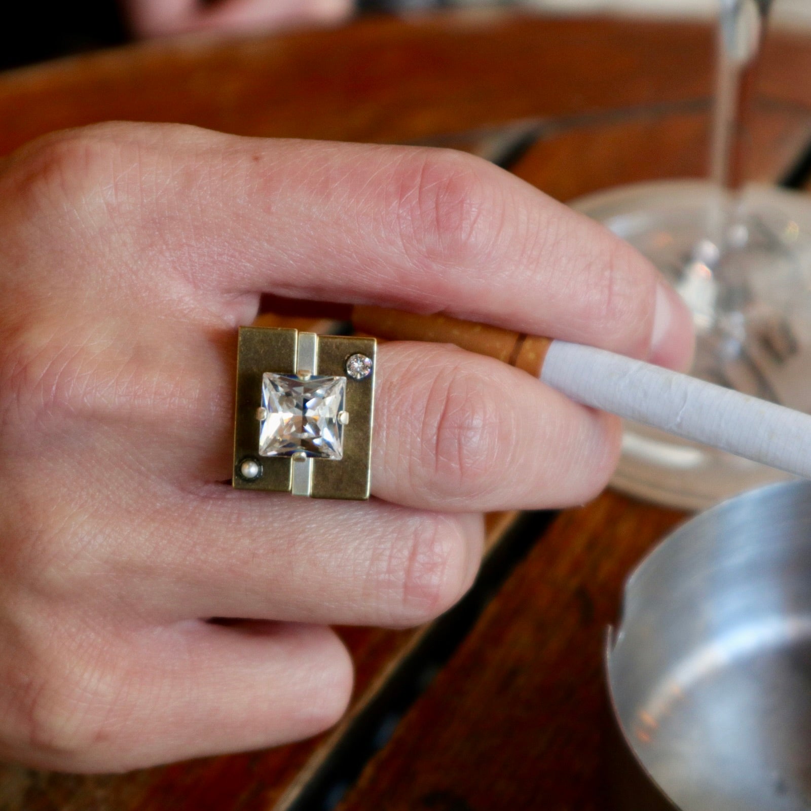 SquareRing】スクエアリング タイニーパール L – IMUKA TIMUKAT PARIS