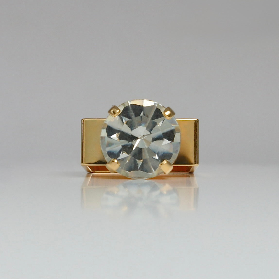 【SquareRing】Round Stone L