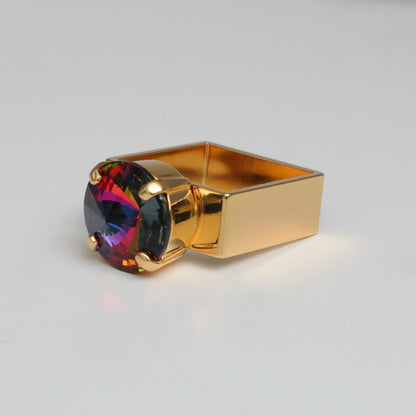 【SquareRing】Round Stone L