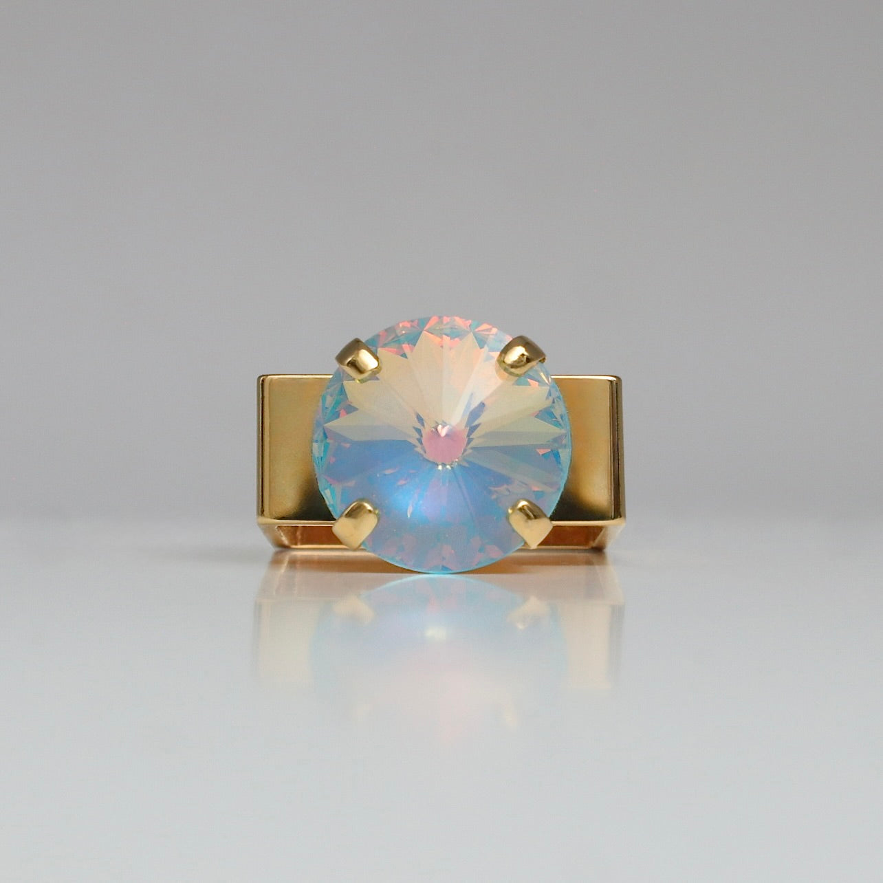 【SquareRing】Round Stone L