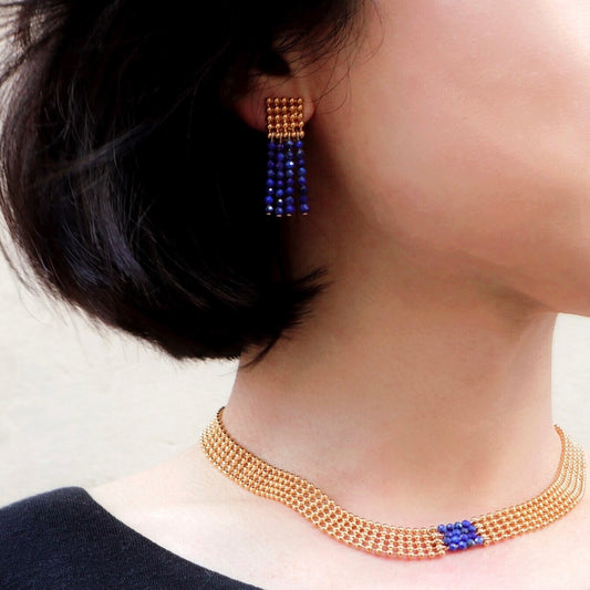 [Cléopâtre VII] Cleopatra VII Type B Fringe Pierced Earrings