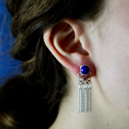 【Gustave Moreau - Cléopâtre】ギュスターヴ・モロー クレオパトラ フリンジ イヤリング タイプB