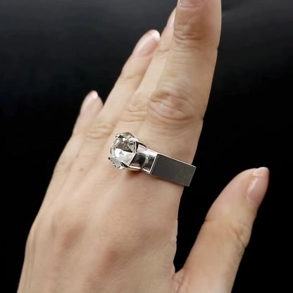 【SquareRing】Round Stone L