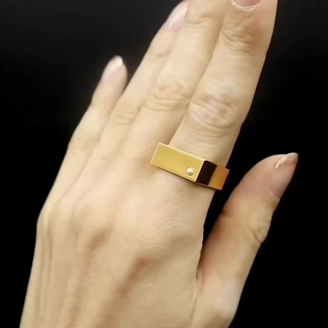 SquareRing】スクエアリング タイニーパール L – IMUKA TIMUKAT PARIS