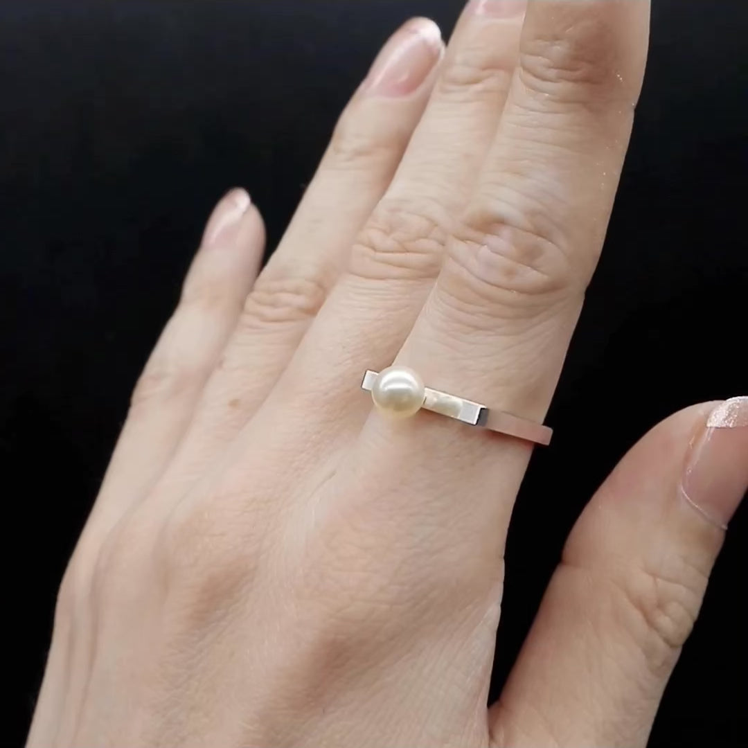 SquareRing】スクエアリング スモール パール – IMUKA TIMUKAT PARIS