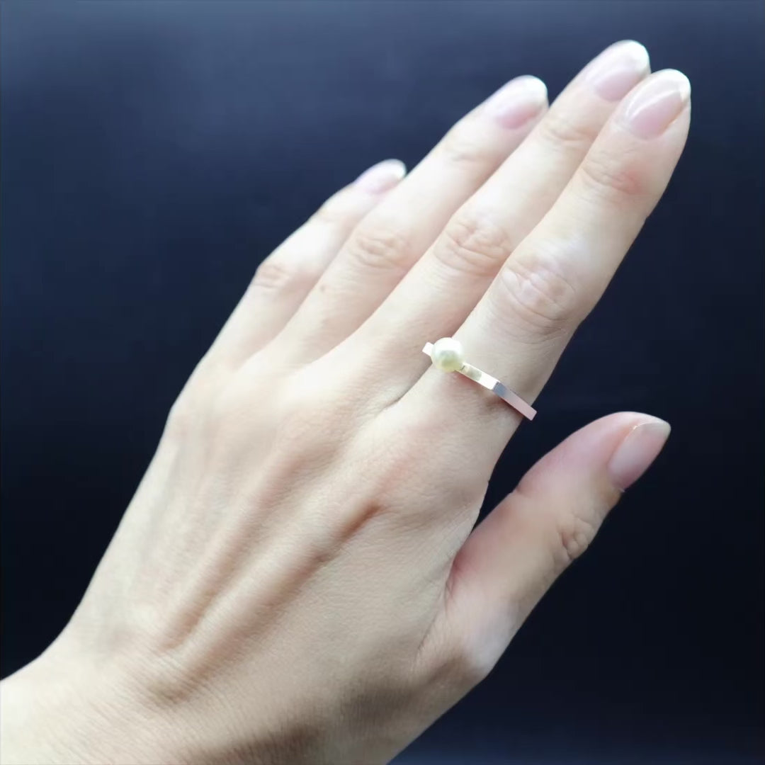 SquareRing】スクエアリング スモール パール – IMUKA TIMUKAT PARIS