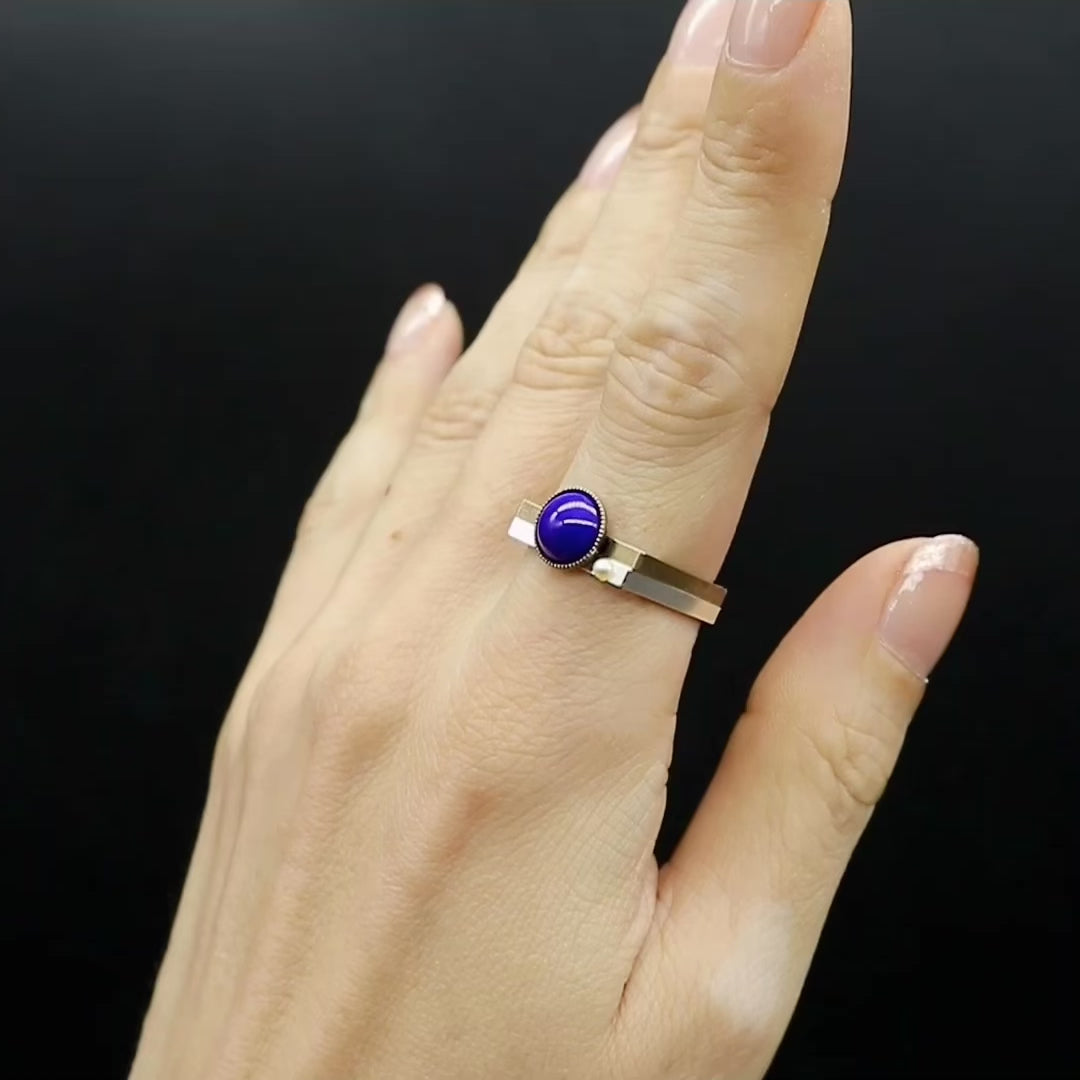 SquareRing】スクエアリング ヴィンテージ ネイビーブルー S – IMUKA