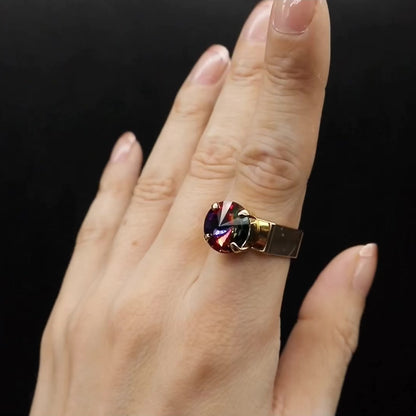 【SquareRing】Round Stone L